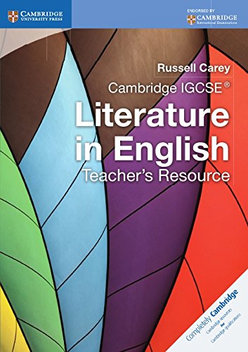 Cambridge IGCSE Literature in English Teacher's Resource CD-ROM