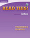 Read This! Teacher's Manual with Audio CD 0 Intro