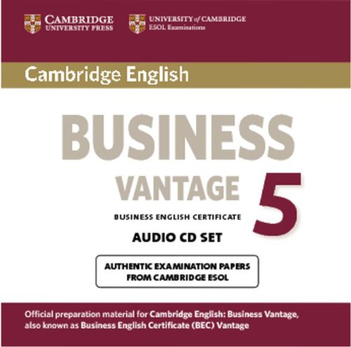 Cambridge English Business Vantage Audio CDs 5 (2)