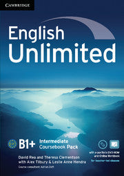 English Unlimited Coursebook with e-Portfolio and Online Workbook Pack Intermediate