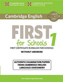 Cambridge English First for Schools for revised exam from 2015 Student's Book without answers 1