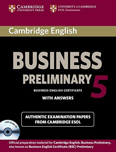 Cambridge English Business Self-Study Pack 5 Preliminary
