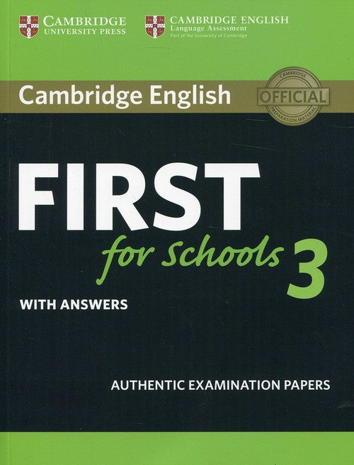 Cambridge English First for Schools 3 - Student's Book with answers