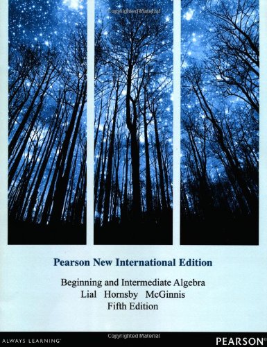 BEGGINING & INTERMEDIATE ALGEBRA PNIEP5