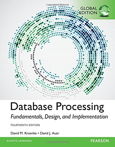 DATABASE PROCESSING: FUND, DESIGN & IMPLMNTATION, GEP14