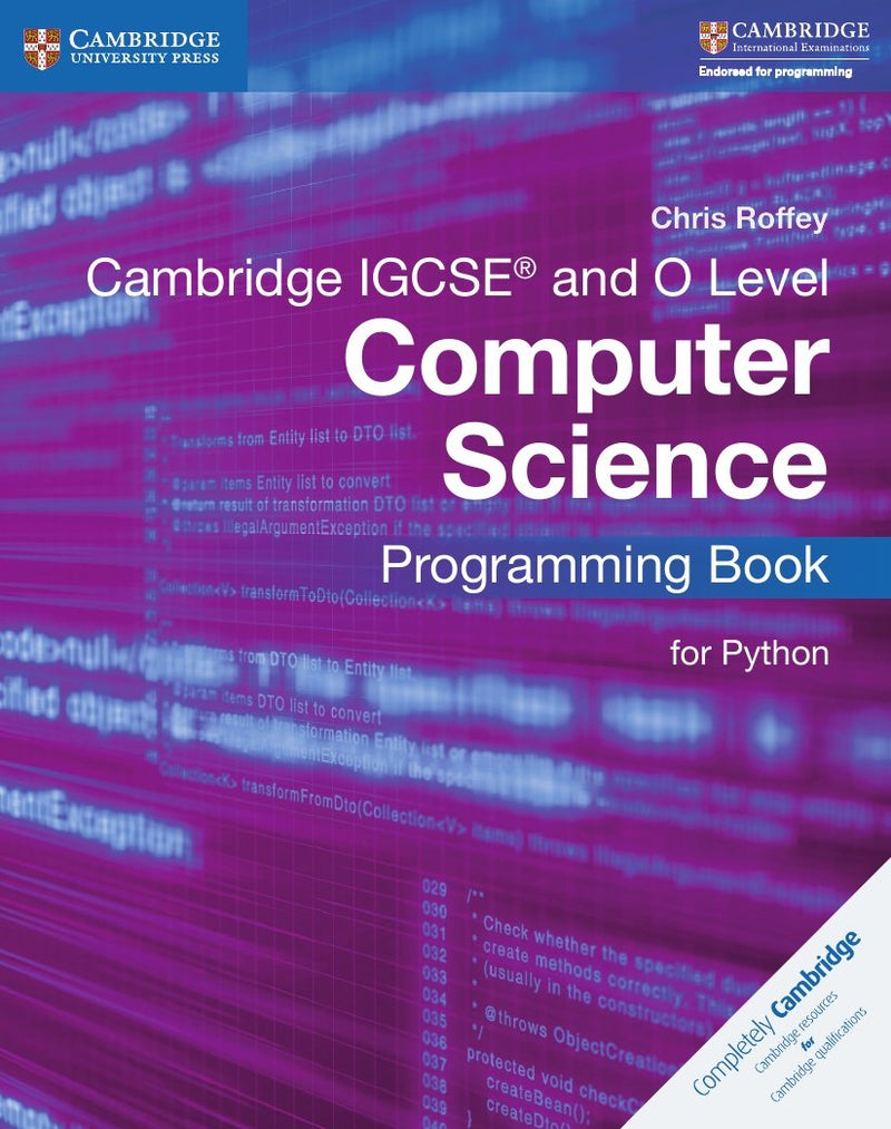 Cambridge IGCSE and O Level Computer Science Programming Book for Python