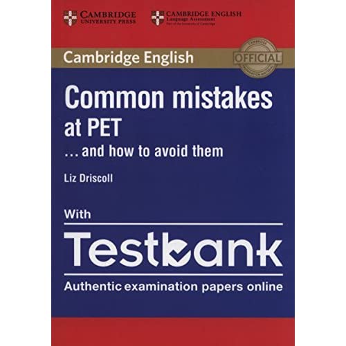 Common Mistakes at PET… and How to Avoid Them Paperback with Testbank