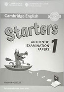 Cambridge English Starters 1 for Revised Exam from 2018 Answer Booklet