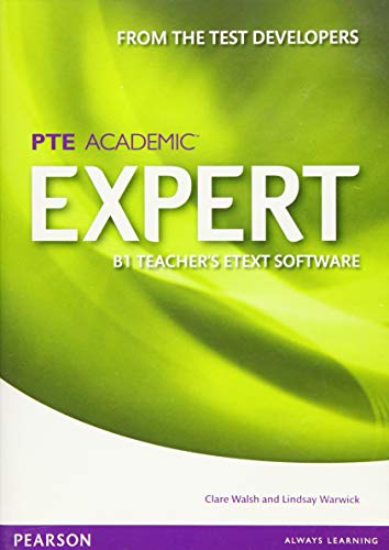 Expert Pearson Test of English Academic TM Teacher's eText Active Teach disc  PTE Academic B1