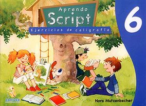 APRENDO SCRIPT 6.  EJERCICIOS DE CALIGRAFÍA .  PRIMARIA