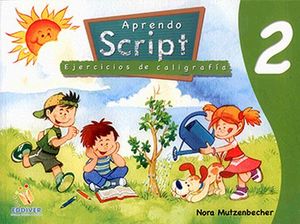 APRENDO SCRIPT 2.  EJERCICIOS DE CALIGRAFÍA .  PRIMARIA