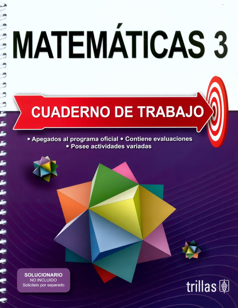 MATEMÁTICAS 3: CUADERNO DE TRABAJO