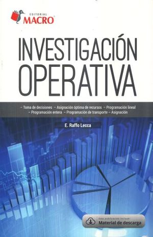 INVESTIGACION OPERATIVA. Lecca