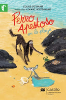 Perro apestoso en la playa