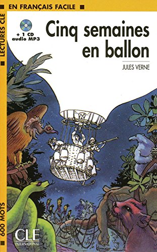 Cinq semaines en ballon N 1+CD MP3