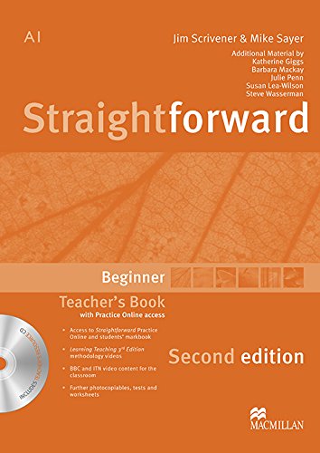 STRAIGHTFORWARD SECOND EDITION BEGINNER TEACHER´S BOOK (TB + SB eBook + Practice Online access)