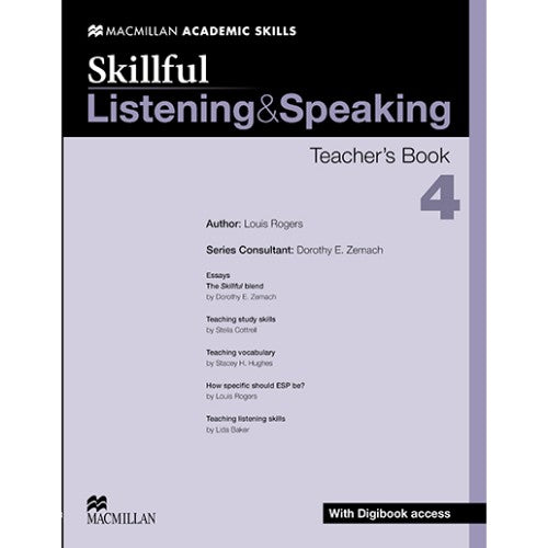 SKILLFUL LISTENING&SPEAKING TEACHER´S BOOK 4 (TB + Digibook access)