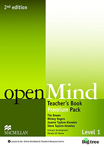 OPENMIND 2nd EDITION TEACHER´S BOOK PREMIUM PLUS PACK LEVEL 1