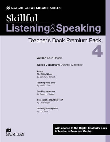 SKILLFUL LISTENING&SPEAKING TEACHER´S BOOK PREMIUM PACK 4 (TB + DSB + TRC).