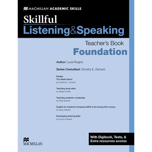 SKILLFUL LISTENING&SPEAKING TEACHER´S BOOK FOUNDATION (TB + Digibook + Test & Extra resources access)