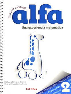 Mi nuevo cuaderno Alfa preescolar 2