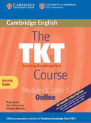 The TKT Online Course 2ed Modules 1, 2 and 3 (Trainee Version Access Code Card)