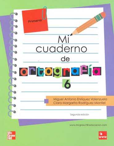 MI CUADERNO DE ORTOGRAFÍA 6