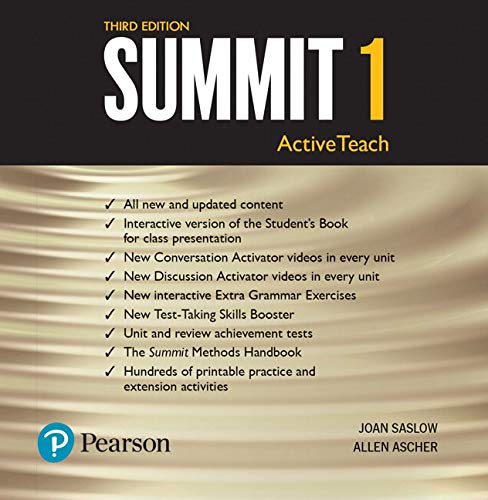Summit 3rd Ed ActiveTeach Level 1