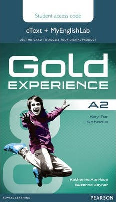 Gold Experience Student's eText w/ MyEnglishLab access card A2