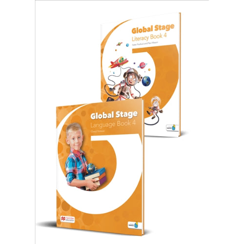 GLOBAL STAGE PACK 4 (LITERACY BOOK AND LANGUAGE BOOK WITH NAVIO APP)