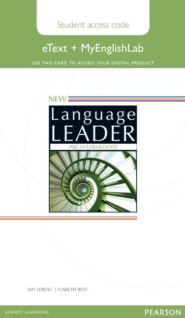 New Language Leader  E-Text SB Access Card Pre-Intermediate