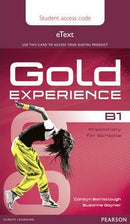 Gold Experience Student's eText access card B1