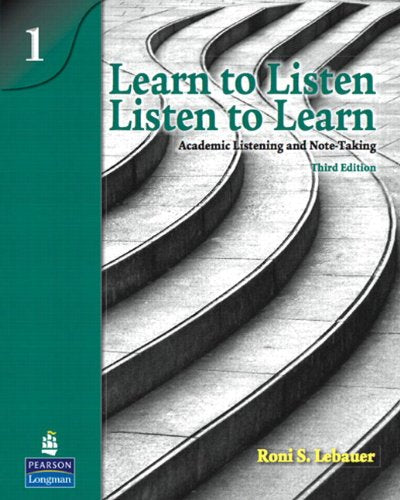 Learn to Listen, Listen to Learn Student Book w/Class Audio CD Level 1