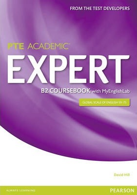 Expert Pearson Test of English Academic TM Coursebook with MyEnglishLab PTE Academic B2