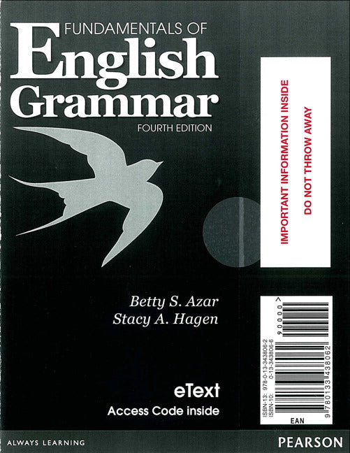 Azar Grammar Student Book eText with Audio Fundamentals English Grammar 4 Ed.