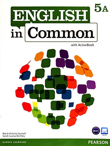 English in Common Student Book & Workbook Split A w/Active Book Level 5