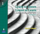 Learn to Listen, Listen to Learn Class Audio CD Level 1