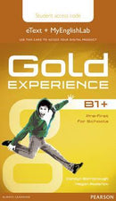 Gold Experience Student's eText w/ MyEnglishLab access card B1+