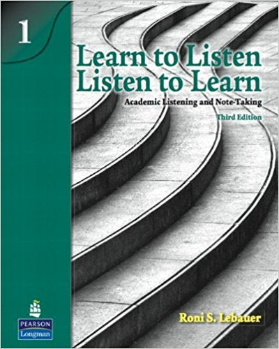 Learn to Listen, Listen to Learn Student Book Level 1