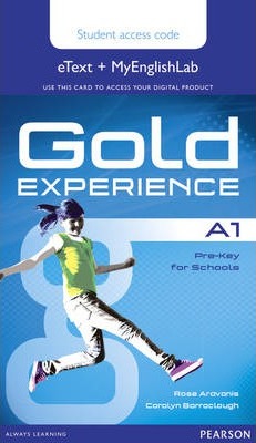Gold Experience Student's eText w/ MyEnglishLab access card A1