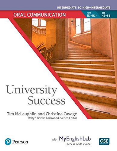 University Success Oral Communication Student Book w/ MyEnglishLab Intermediate