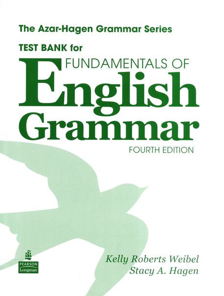 Azar Grammar Test Bank Fundamentals English Grammar 4 Ed