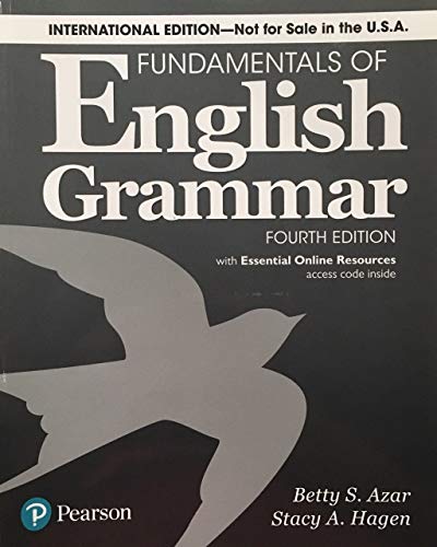 Azar Grammar SB with Essential Online Resources International  Fundamentals English Grammar 4 Ed