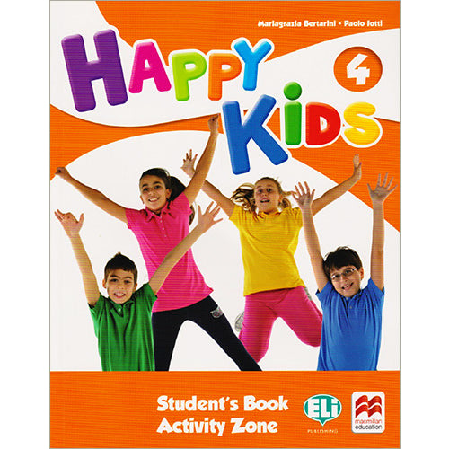 HAPPY KIDS STUDENT´S BOOK + ACTIVITY ZONE 4