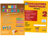 MAXI PRIMARIA 2: GUIA ESCOLAR DE TRABAJO Y EVALUACIONES TRIMESTRALES CONFORME AL NUEVO MODELO EDUCATIVO