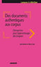 Did L Et Did Des documents authentiques aux corpus.