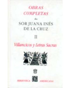 Obras completas, II. Villancicos y letras sacras