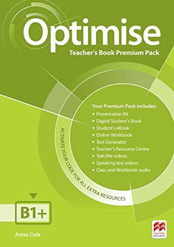 OPTIMISE TEACHER´S BOOK PREMIUM PACK B1+