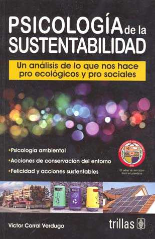 PSICOLOGÍA DE LA SUSTENTABILIDAD