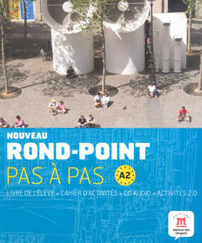 ROND-POINT PAS À PAS A2 LIBRO + CUADERNO DE EJERCICIOS + CD